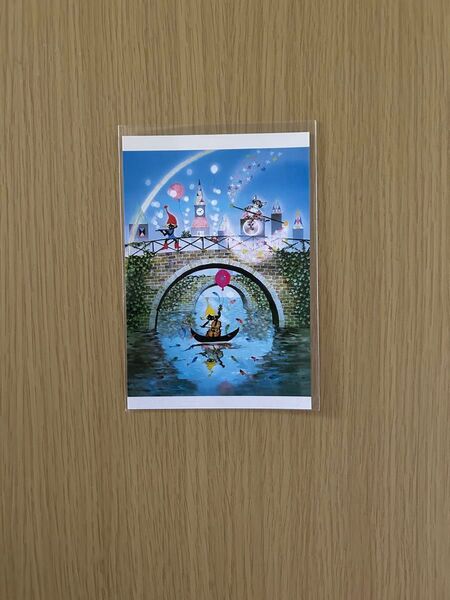 藤城清治 ポストカード 本当の雨がやんだら音楽の雨を降らせよう