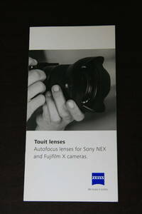 [ catalog only ] zeiss ZEISS Touit Lenses catalog 