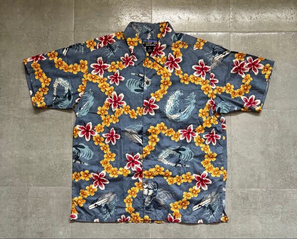 90s Pataloha 黒タグ パタゴニア パタロハ アロハシャツ