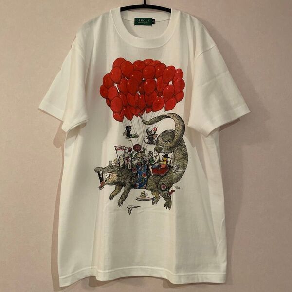 ヒグチユウコ展 CIRCUS巡業の旅 TシャツL 半袖Tシャツ ホワイト トップス