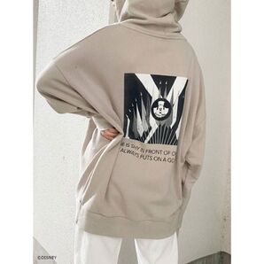 《GYDA×Disney》backphoto ZIPUP パーカー ミッキー パーカー スウェット カジュアル