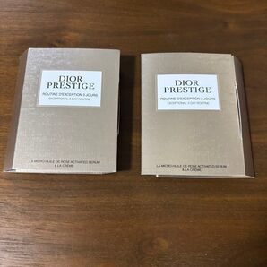 DIOR PRESTIGE ROUTINE D‘EXCEPTION 3 JOURS 3日分サンプル x 2個セット 新品未使用