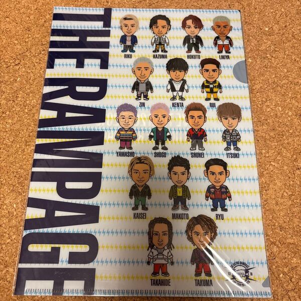 THE RAMPAGE クリアファイル 未使用