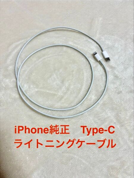 iPhone純正ライトニングケーブル Type-C Apple 純正品