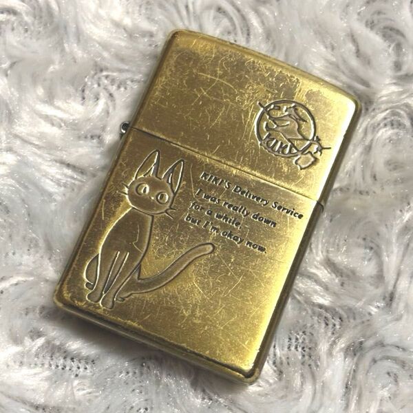 ZIPPO 魔女の宅急便 ブラス塗装 アニメ柄ZIPPO