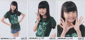 HKT48 松岡はな 全国ツアー～全国統一終わっとらんけん～ FINAL in 横浜アリーナ DVD/Blu-ray 封入 生写真 3種コンプ