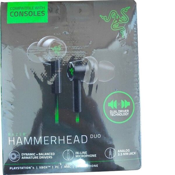 【新品・未開封】Razer Hammerhead Duo ゲーミングイヤホン