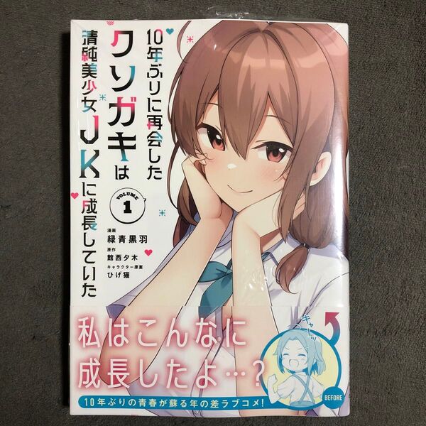 10年ぶりに再会したクソガキは清純美少女JKに成長していた 1巻 新品