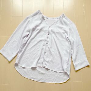 美品 ガリャルダガランテ 長袖 ブラウス カットソー ライラック F レディース