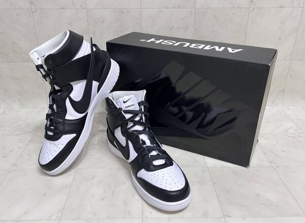 【新品】NIKE ナイキ AMBUSH アンブッシュ【DUNK HI CU7544-001】ダンクハイ 28.5cm 黒タグ