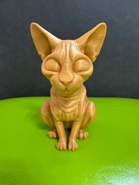 3Dプリント フィギュア モデル 猫飾り スフィンクス猫 卓上装飾 コレクション