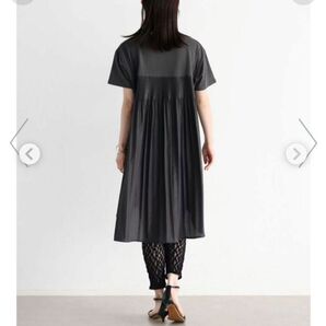 MEDOC バックプリーツカットソー ワンピース