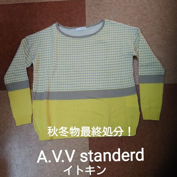 秋冬物最終処分!A.V.Vstanderd長袖 ニットH3