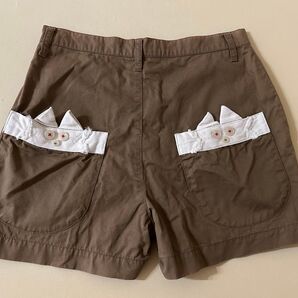 Ne-net ネネット ショートパンツ サイズ① 茶 ブラウン ネコ 猫 ポケット オシャレ かわいい