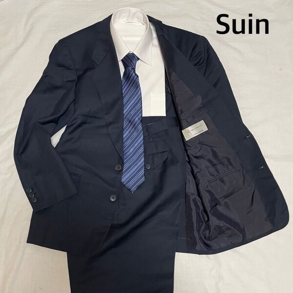 tailor Bench Suin ネイビー 無地 フリー 2タック スーツ上下