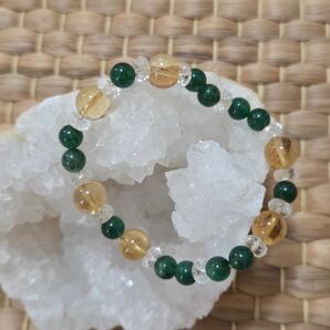 ブレスレット パワーストーン 天然石ブレス ハンドメイド 一点物 一点もの 在庫限りB 新品