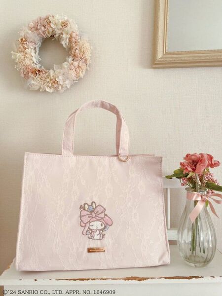 メゾンドフルール My Melody スクエアトートバッグ