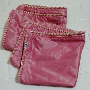 STYLE FRANCE カバー クッションカバー 光沢ピンク