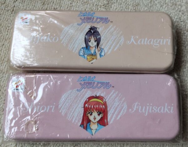 ときめきメモリアル キャラクター缶ペンケース 2種セット 藤崎詩織 & 片桐彩子