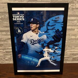 山本由伸 ドジャース 東京シリーズ MLB Tokyo series A4ポスター MQ07