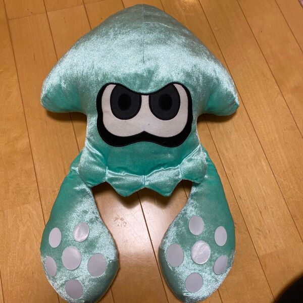 スプラトゥーン3 イカ ぬいぐるみ ターコイズ ビッグサイズ カテ変可☆