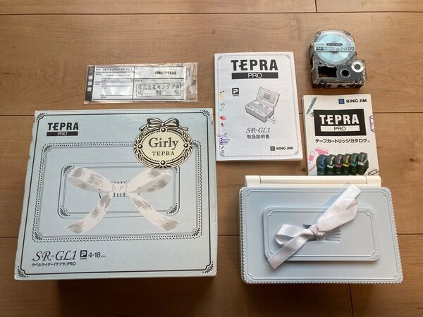 KING JIM GIRLY TEPRA GL-GL1 テープカートリッジ付き