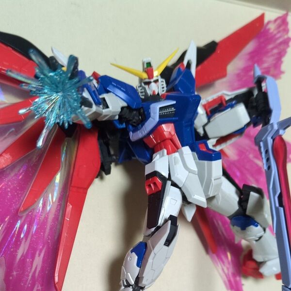 RG デスティニーガンダム + 光の翼 組み立て済み ジャンク品 改造