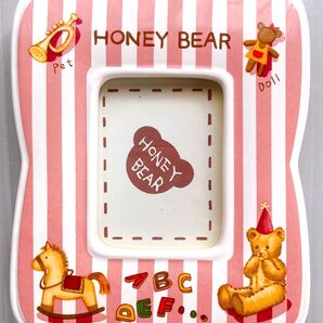 【フォトフレーム】HONEY BEAR/陶器製