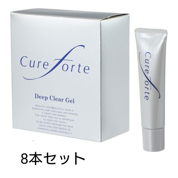 キュアフォルテ 髪と頭皮の老舗サロン開発 毛穴の奥に詰まった汚れを 落として頭皮ケア! ディープクリアジェル