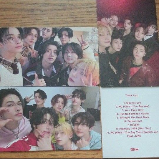 ENHYPEN ROMANCE UNTOLD Weverse album ver.トレカ 全員 オール コンプリート QR3枚