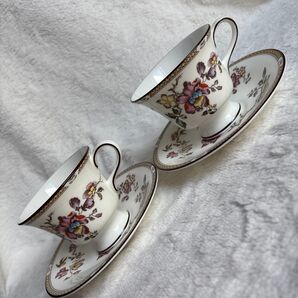 WEDGWOOD 黒壺印 SWALLOW カップ&ソーサー 2客 Aセット