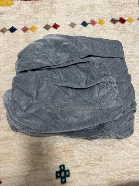 カバーのみ 特大サイズ 未使用 値下げ交渉 ダークグレー ビーズクッション カバー