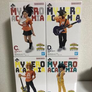 【未開封】僕のヒーローアカデミア 一番くじ 垂れ流せ文化祭 フィギュアC賞、D賞、E賞、F賞セット