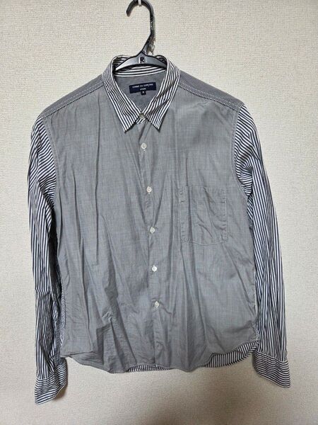 【週末値引】COMME des GARONS HOMME ストライプ長袖シャツ S