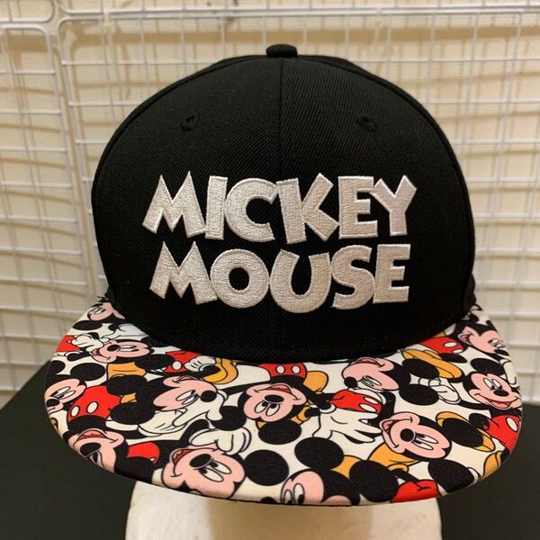 【試着のみ美品】NEW ERA ニューエラ ミッキーマウス ディズニー キャップ 帽子 9FIFTY ブラック ワンサイズ