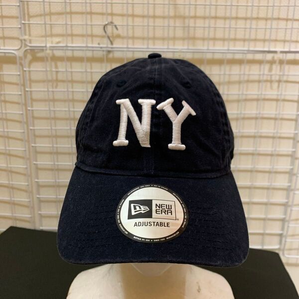 【試着のみ美品】NEW ERA ニューエラ ニューヨークヤンキース ヤンキース キャップ 帽子 ネイビー ワンサイズ