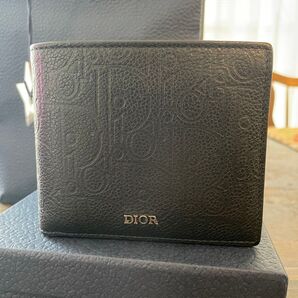 Dior ディオール 二つ折り財布 ブラック