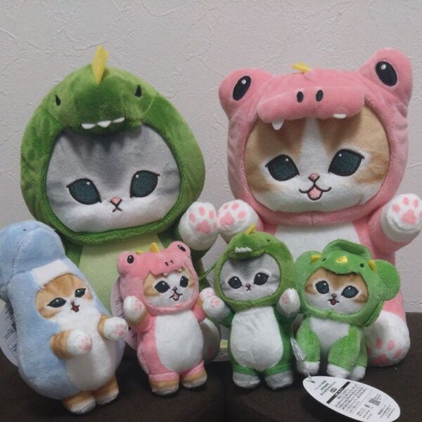 mofusand かいじゅうにゃんBIGぬいぐるみ全2種 & かいじゅうにゃんマスコット全4種
