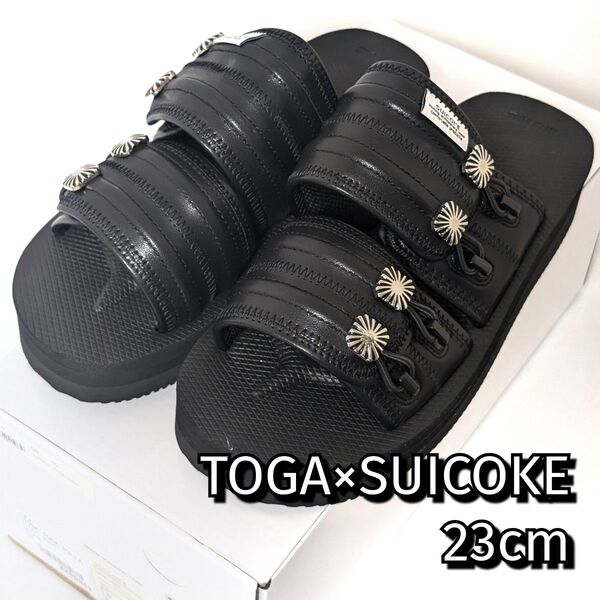 TOGA × SUICOKE サンダル MURA 23㎝ 新品 定価3.9万円 トーガ toga pulla ブラック