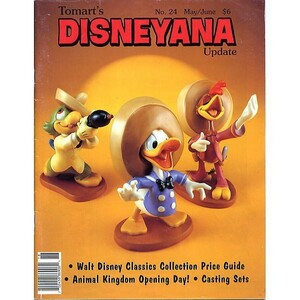 ディズニー　コレクタブル情報誌　トーマート・ディズニアナ・アップデートNo.24　『Tomart's Disneyana Update』　1998年