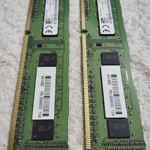 メモリ PC3-12800U デスクトップPCメモリ4GB × 2 = 8GB 未使用近い