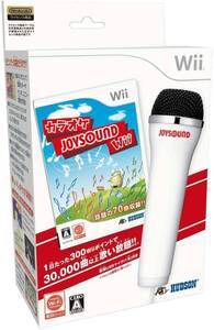 動作品 即納 / カラオケJOYSOUND Wii(マイク同梱版)※箱なし / 匿名配送 / お急ぎ対応致します