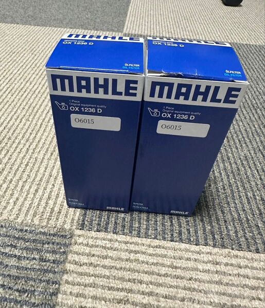メルセデスベンツAクラスW176 MAHLEオイルフィルター 未開封1箱、開封1箱 2箱とも未使用品