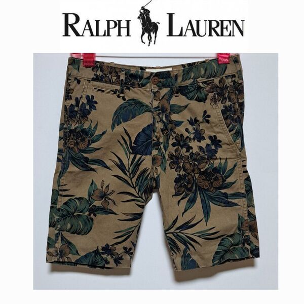 RALPH LAUREN ラルフローレン ショートパンツ ハーフパンツ W29 170/74A トロピカル フラワー柄 総柄 花柄