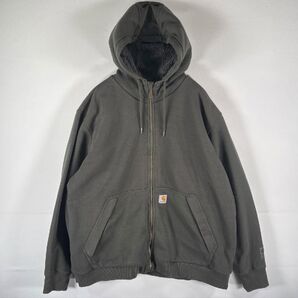 Carhartt フルジップパーカー カーキ