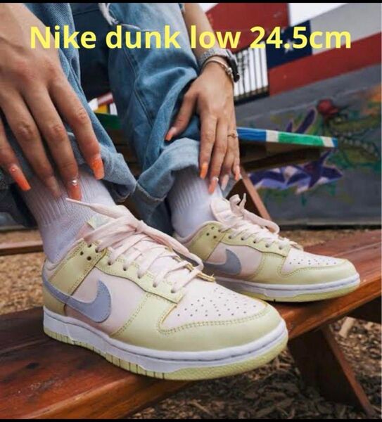 ナイキNIKE DUNK LOW LIGHT SOFT PINK 24.5cm