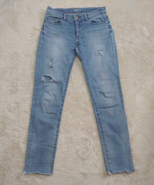 FREAK'S STORE フリークスストア ダメージ加工 デニムパンツ XS