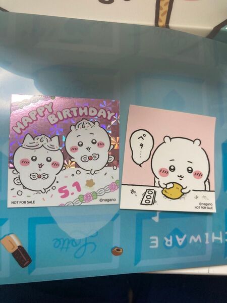ちいかわ ステッカー ノベルティ ハチワレ 広島限定 ちいかわらんど 2025 誕生日 バースデー イベント 非売品