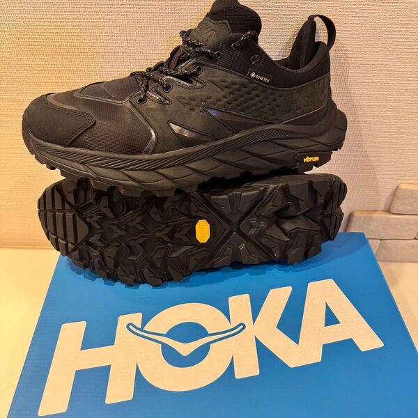 【新品・正規品】ホカオネオネ アナカパローGTX ブラック 27.0cm 本物!ゴアテックス 防水透湿 スニーカー トレッキング
