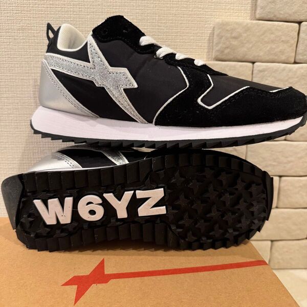 EU35【新品】W6YZ ウィズ JET-W プレミアムスニーカー ブラック